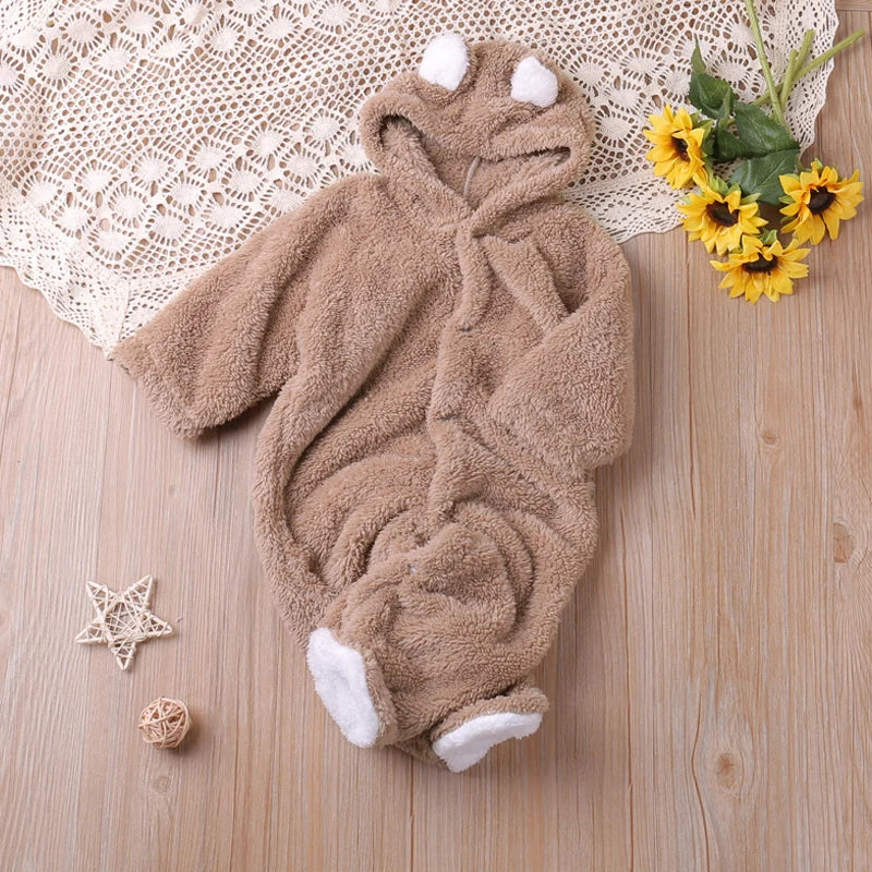Playful Bear Long-Sleeve Romper