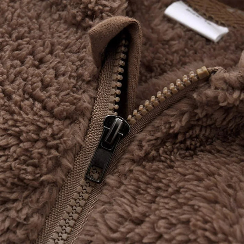 Cloud-Fleece Hooded Romper